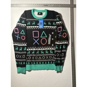 Official Sony PlayStation Men’s Christmas Sweater Size Large